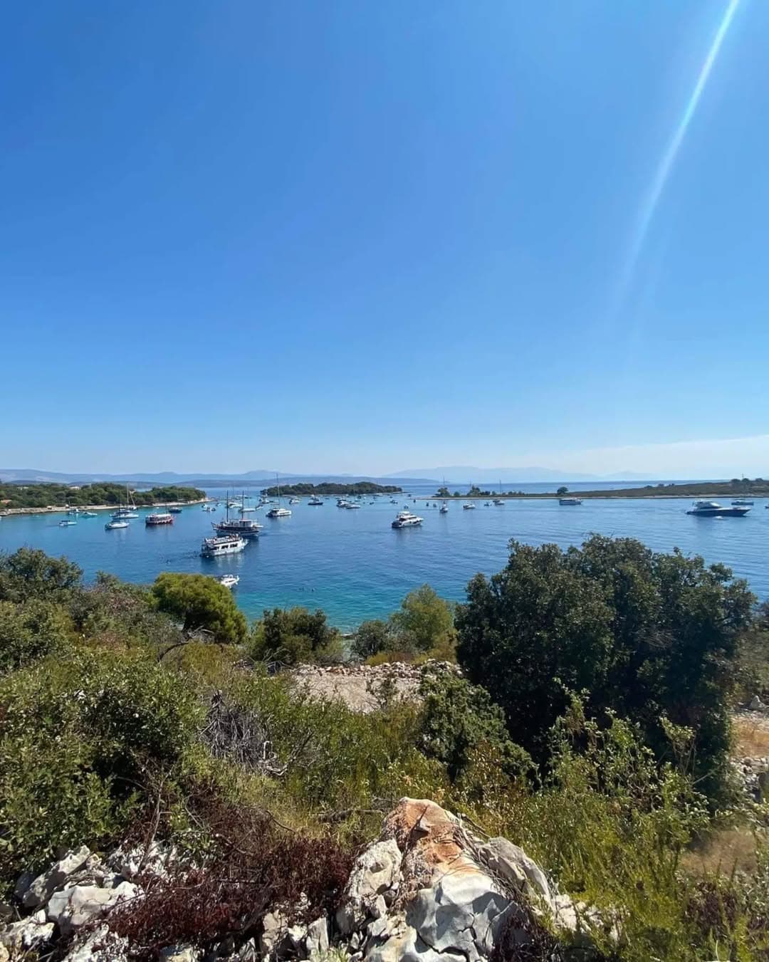 View of Blue Lagoon on Krknjaši